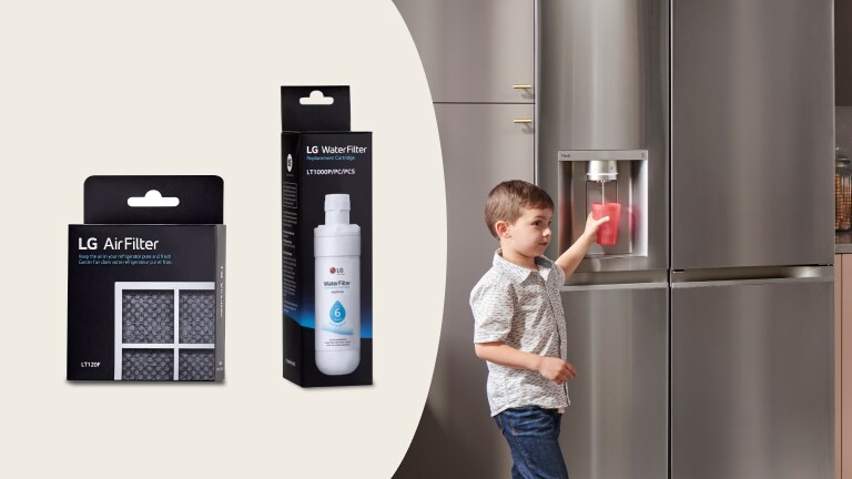 Get 50% off select water/air filters with eligible LG fridge